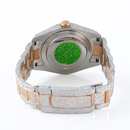 Arabic Dial Iced Out VVS Moissanite Rolex