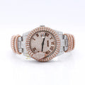 Customised Iced Out Roman Dial Moissanite Diamond Snake Watch