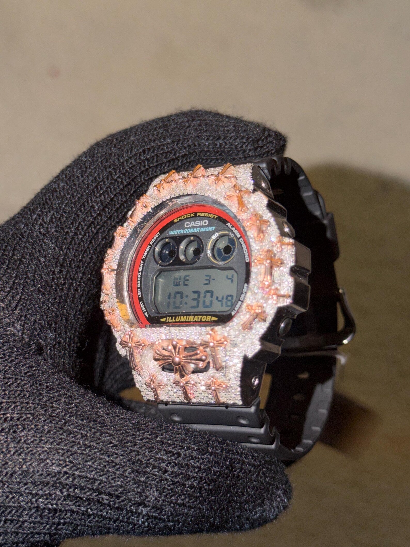 VS1 Crome Heart Natural Diamond G Shock